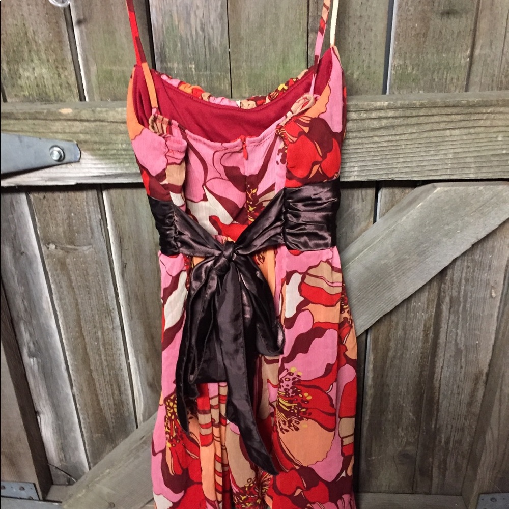 Red and orange shades love nation dress.  Size 7 - Picture 2 of 6